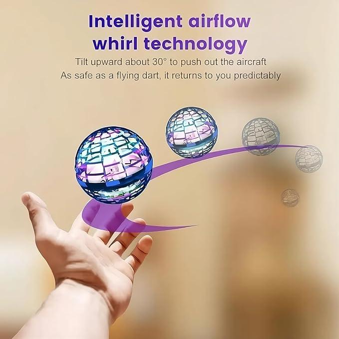 2024 Galaxy Ball,  Upgraded Hand-Controlled Flying Orb Ball Toy for Kids, Boomerang Ball Fly Fidget Spinner, Cosmic Globe 360°Rotating Spinning Hover Ball Indoor Outdoor Flying Spinner Mini