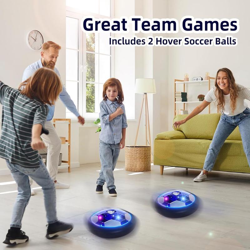 2 Pack Hover Soccer Ball, LED Light Soccer Ball Toys, Indoor Outdoor Games, Christmas Gifts