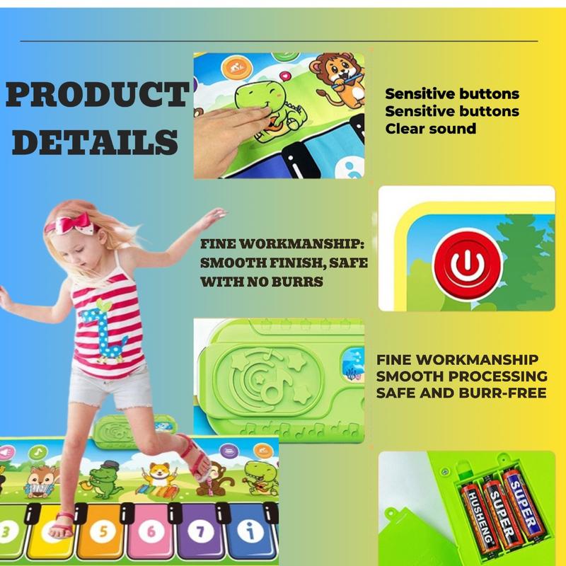 Christmas holiday gift children's piano mat-parent-child music and dance multifunctional game mat