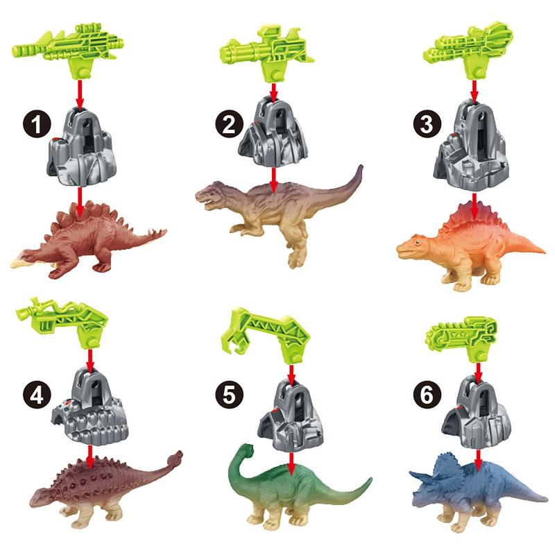 Dinosaur Theme Diorama Kit, 1 Box Dinosaur Toy with Mat, STEM Children Montessori Educational Toy, Birthday Gift for Boys & Girls