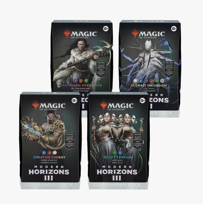 Magic: The Gathering Cards Commander: Modern Horizons 3 Commander Deck Display - Set of 4