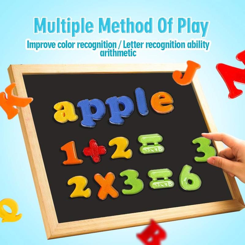 Magnetic Letters Numbers Alphabet Fridge Magnets Colorful, Kids Toys Learn Spelling Counting Uppercase Lowercase Symbols, Suitable for Boys Girls Learning Toys
