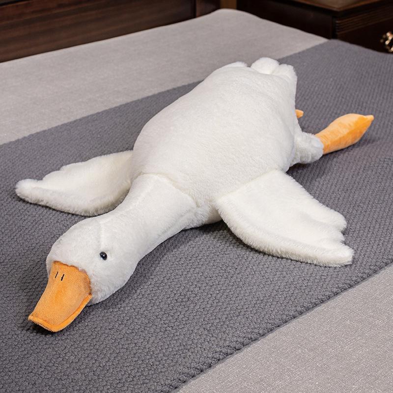 Large Goose Plush Toy, Soft Plush Stuffed White Goose Pillow, Kawaii Big White Goose Plush Toy, Birthday Gift