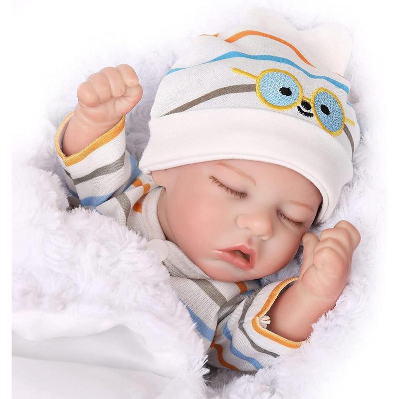 Reborn Baby Dolls - 12 Inch Realistic Sleeping Newborn Small Baby Doll For 3 + Year Old Kids
