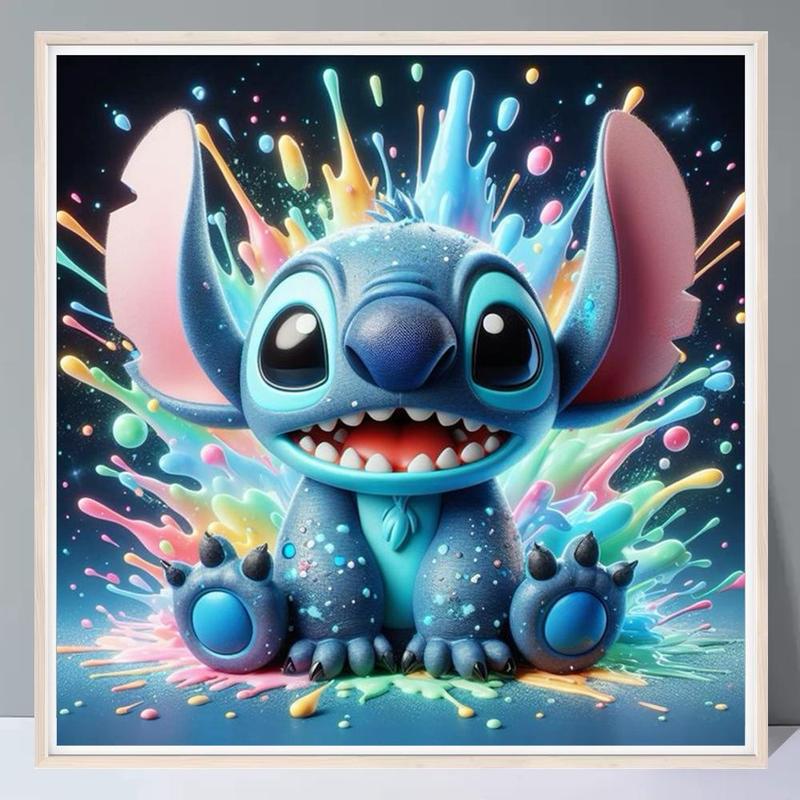 Cartoon Pattern DIY Diamond Arts Colorful Painting Kit without Frame, 5D Diamond Decor Painting Kit, DIY Wall Art Decor