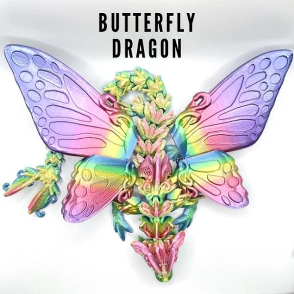 Dragons - Large Winged - Articulated PYE Games - Ombre Multicolored