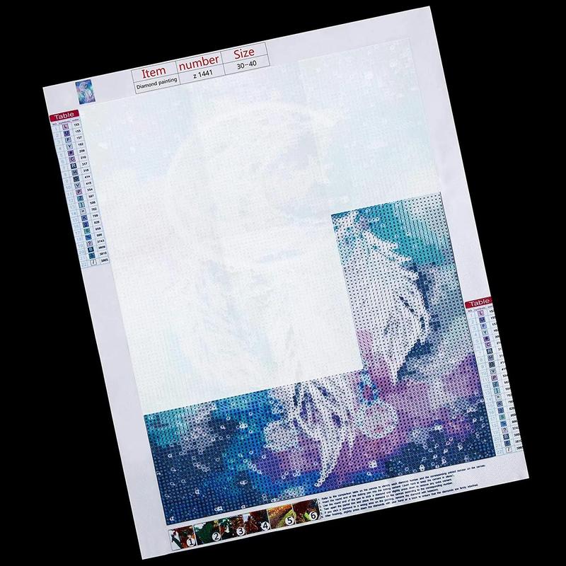 Diamond Art Colorful Painting Dustproof Film (50pcs), Waterproof Anti-Stick Function Dustproof Paper, DIY Diamond Art Decorative Painting Tool Separator Paper, Christmas Gift