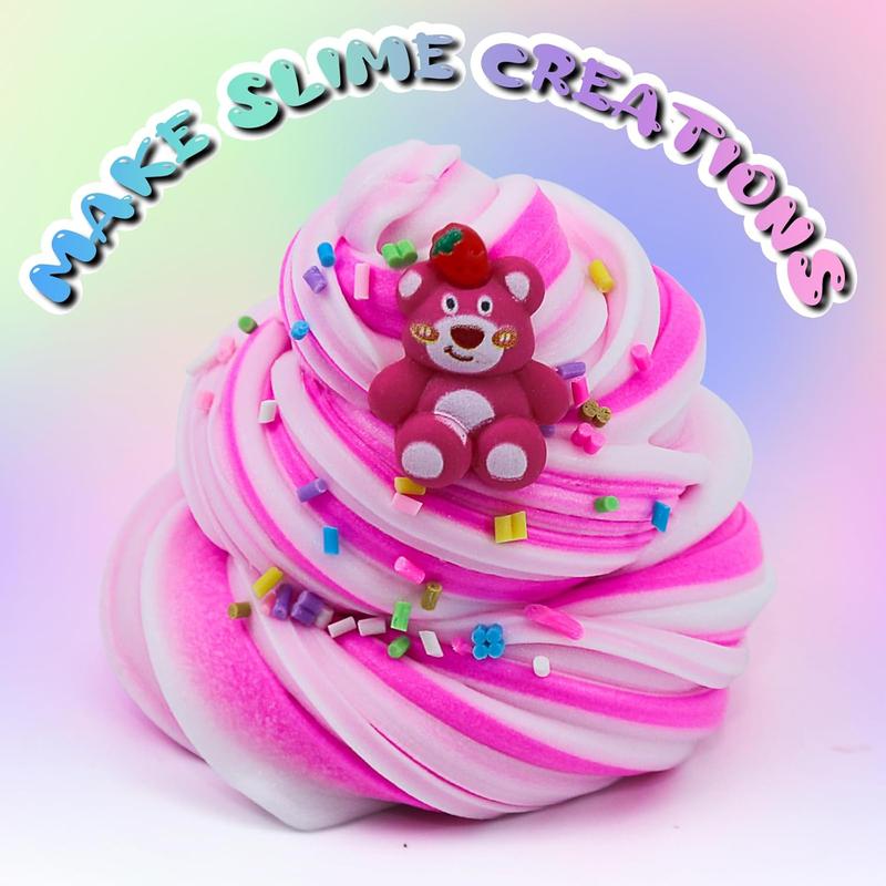13-Pack Two-Color Ice Cream Slime Making Set is Elastic and Non-Stick, Butter Slime Stress Relief Toys for Kids Party, Kids Toys for Girls and Boys