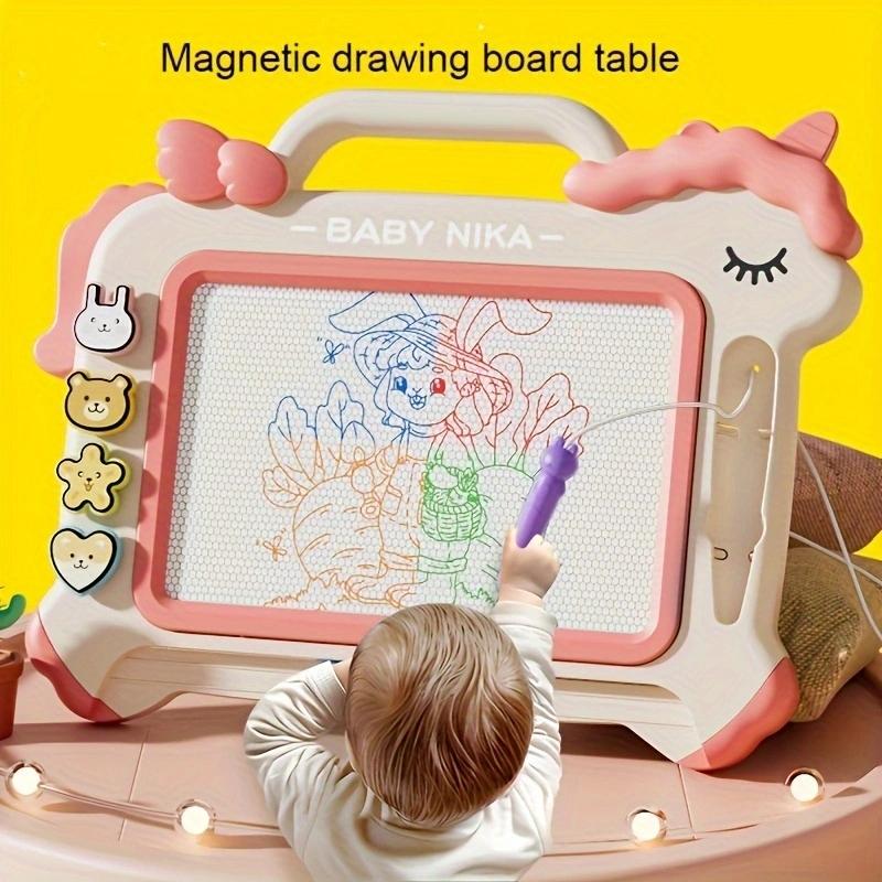 Magnetic drawing board, toys for girls over 1 year old, graffiti board for babies over 1 year old learn to draw with educational toys