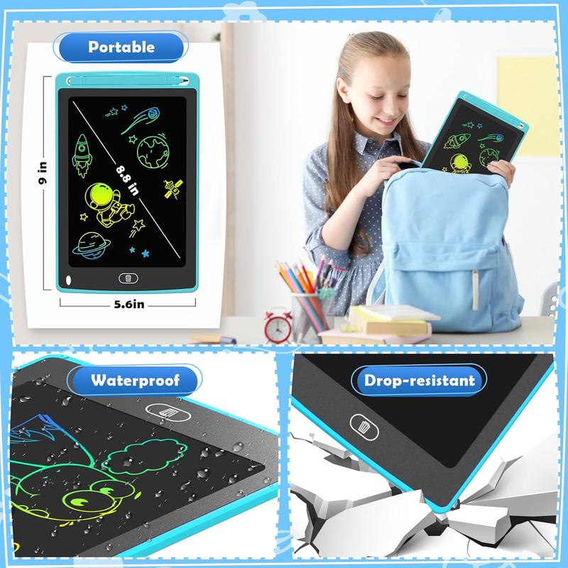 3 Pack LCD Writing Tablet for  s, 8.5 Inch Colorful Doodle Board Drawing Tablet, Educational Learning Toys Birthday Gifts for Boys Girls Age 3 4 5 6 7 8