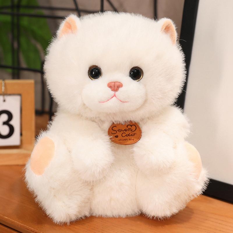 9.45-inch Lazy Sitting Cat Doll Filled With Animal Cat Doll Cartoon Decoration Holiday Gifts&Birthday Gifts&Children's Gifts