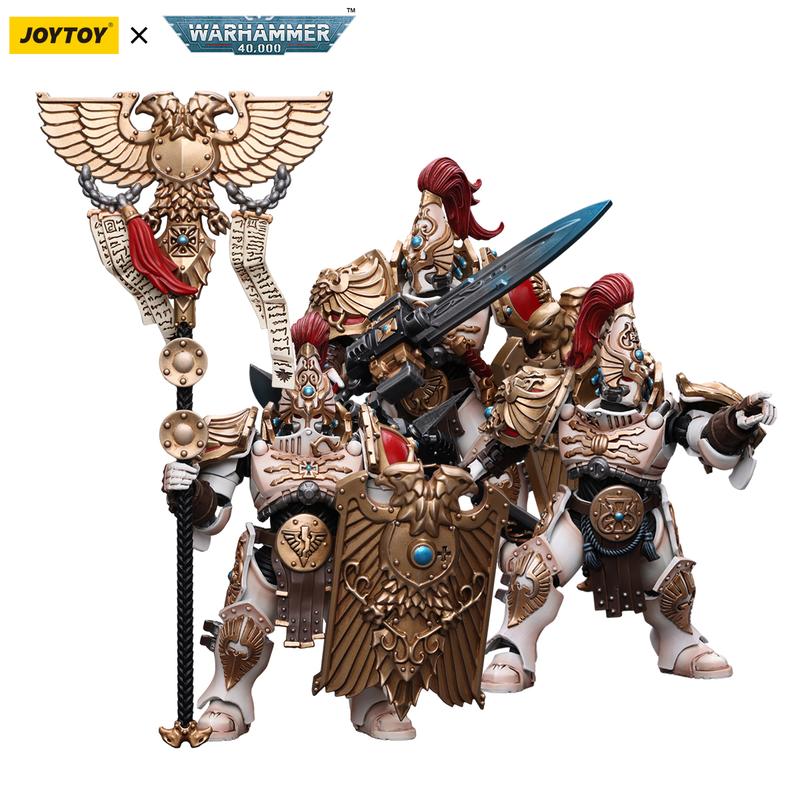 JOYTOY Warhammer 40k 1 18 Action Figures 12.4cm Adeptus Custodes Solar Watch Custodian Guard Collection Model Toys