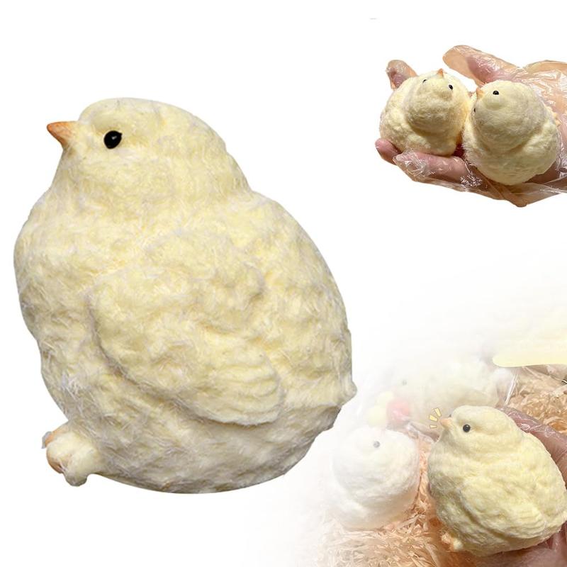 Handmade Ultra-Soft Squishy Chick Fidget Toy + Stress Relief for Kids & Adults + Fun, Portable, and Durable Design + Perfect for Relaxation and Focus + Trending Gift Idea
