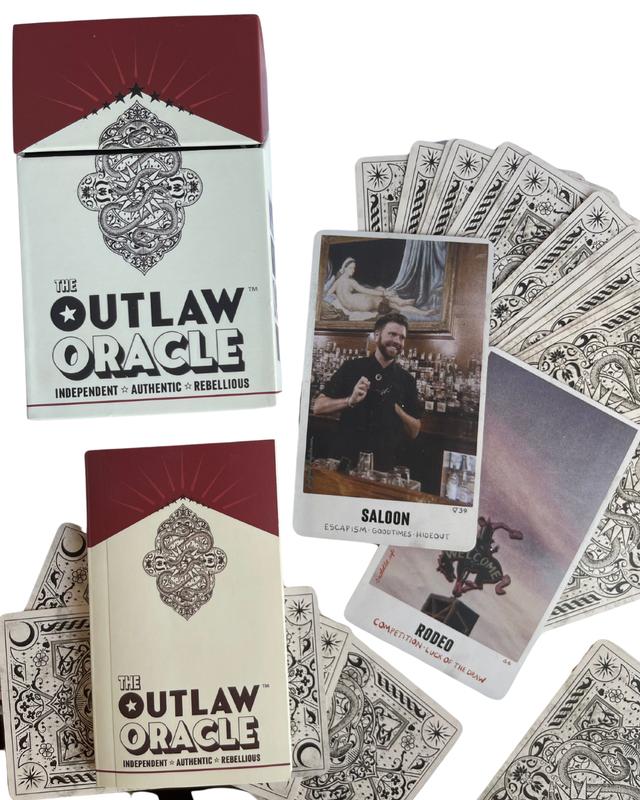 The Outlaw Oracle - Full-Color 44-card deck & guidebook - for Rebel Hearts and Free Spirits