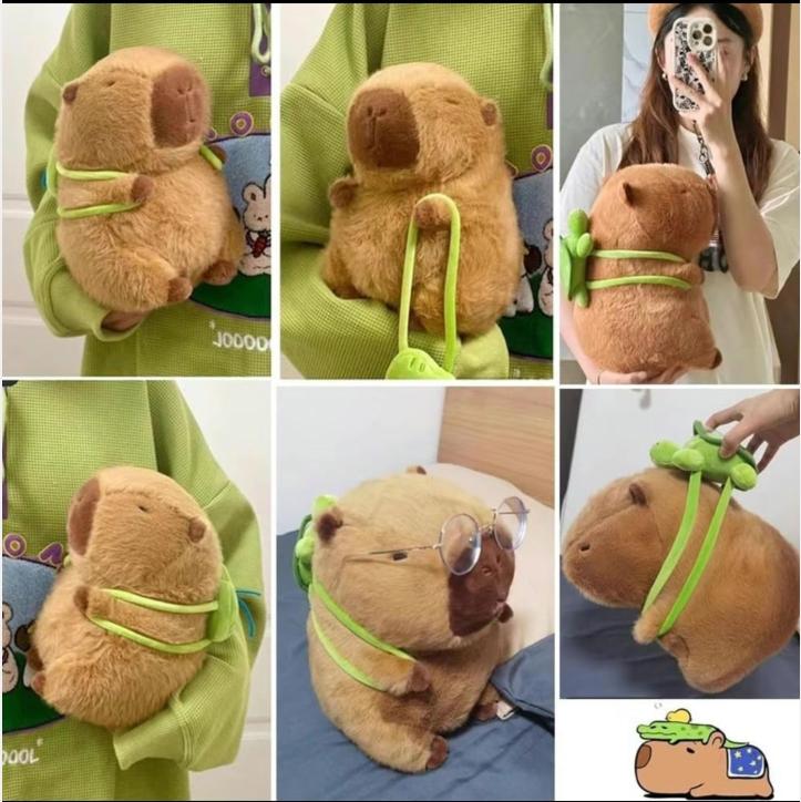 Summer Capybara Plush Toy, CuteSimulation Capybara Stuffed Toy, SoftAnimals Decoration Toy for Home Sofa &Bed,Pets Plush Toys, Bedroom Decor bedroom decor Cute Summer