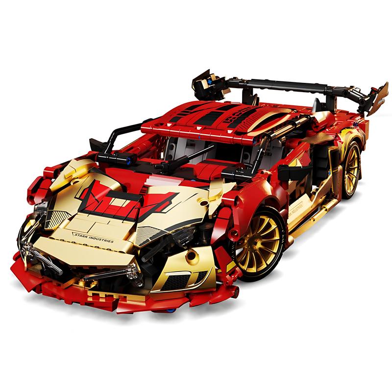 Nidonu-Sports Car Building Kits, Adult Man Challenges 1:14 Scale Race Cars Building Toys Model for Boys,1383 Pieces collection pvc free