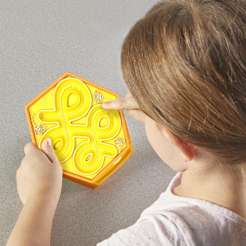 hand2mind Mindful Maze Garden Pack, Finger Labyrinth for Kids, Mindfulness for Kids, Sensory Play Therapy Toys, Calm Down Corner Supplies, Social Emotional Learning Activities (Set of 2)