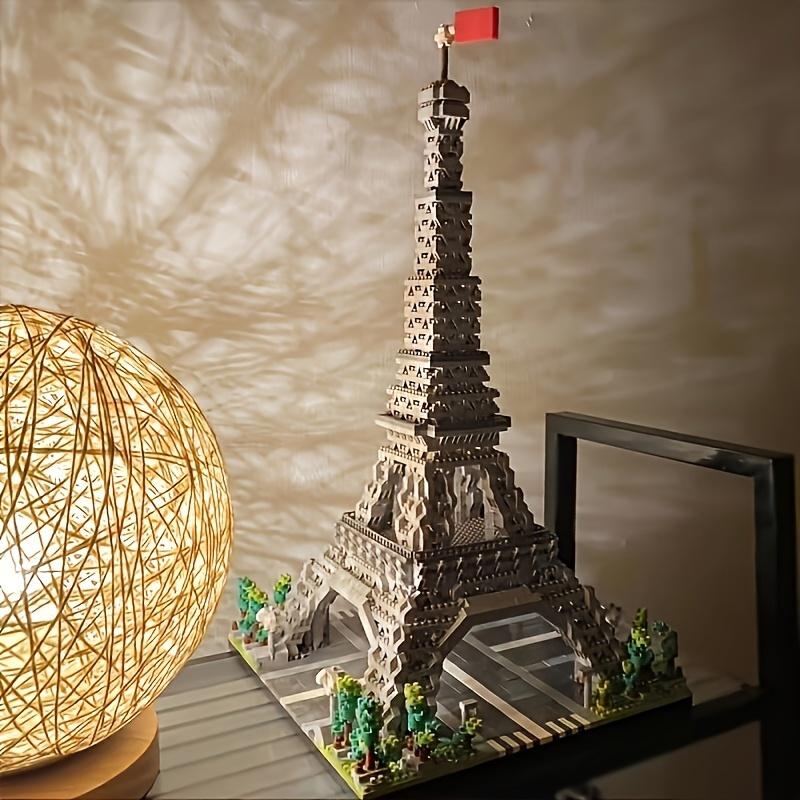 3585PCs Architecture Paris Eiffel Tower Miniature Building Block Set, Linibricks, 3D Educational Toys, Educational Toys to Explore the World, Building Block Set Gift Set