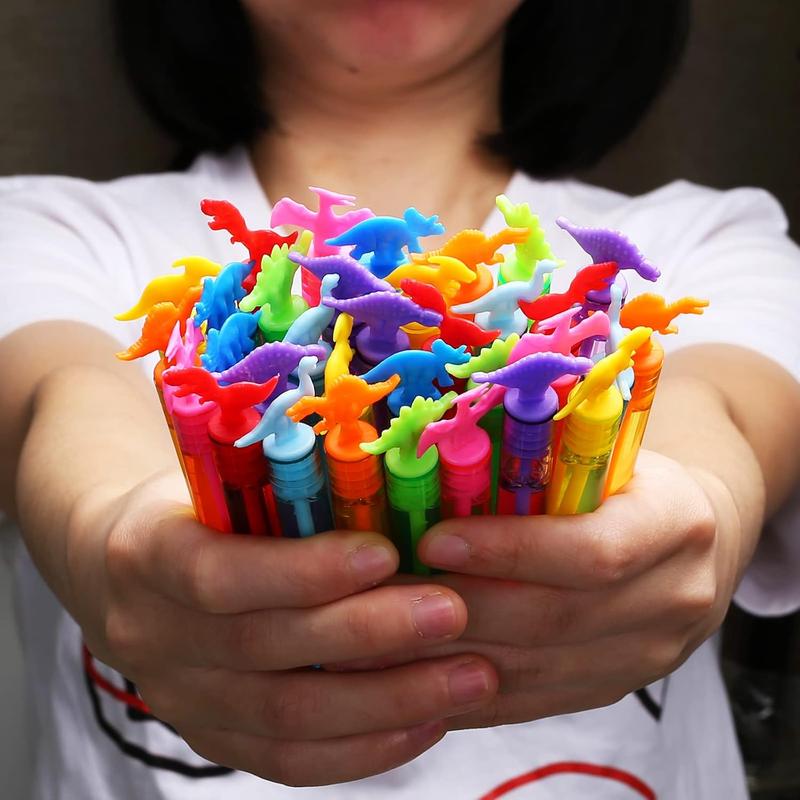 32 Pack Bubble for s Party Favors, 8 Style Mini Bubble Wands with Gift Box, Dinosaur Toys Bulk for Carnival Prizes Goodie Bag Stuffers Supplies, Birthday Bath Time Bubbles Blower Toy for Girl Boy
