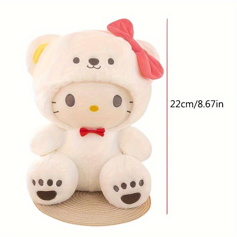 Sanrio Cartoon Anime Figure Cinnamoroll Hello Kitty Plush Toy Doll Anime Kawaii Doll Pendant Collection For Christmas