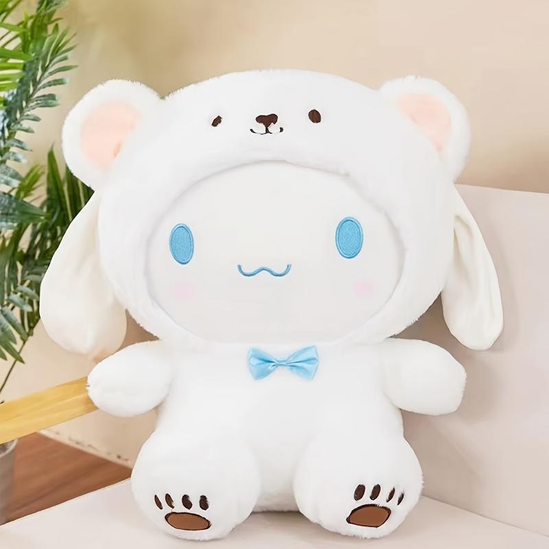 Sanrio Cartoon Anime Figure Cinnamoroll Hello Kitty Plush Toy Doll Anime Kawaii Doll Pendant Collection For Christmas