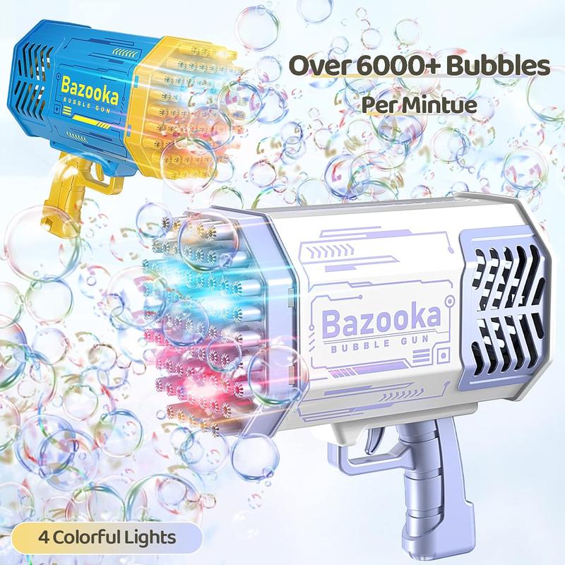 Bubble Machine Toy, Summer Gifts, 69 Holes Bubble Blower Toy without Batteries, Outdoor Bubble Maker Toy for Teens, Perfect Birthday Gift
