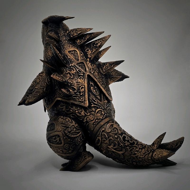 Tyranitar 3d Printed Pokemon Statue - Deluxe