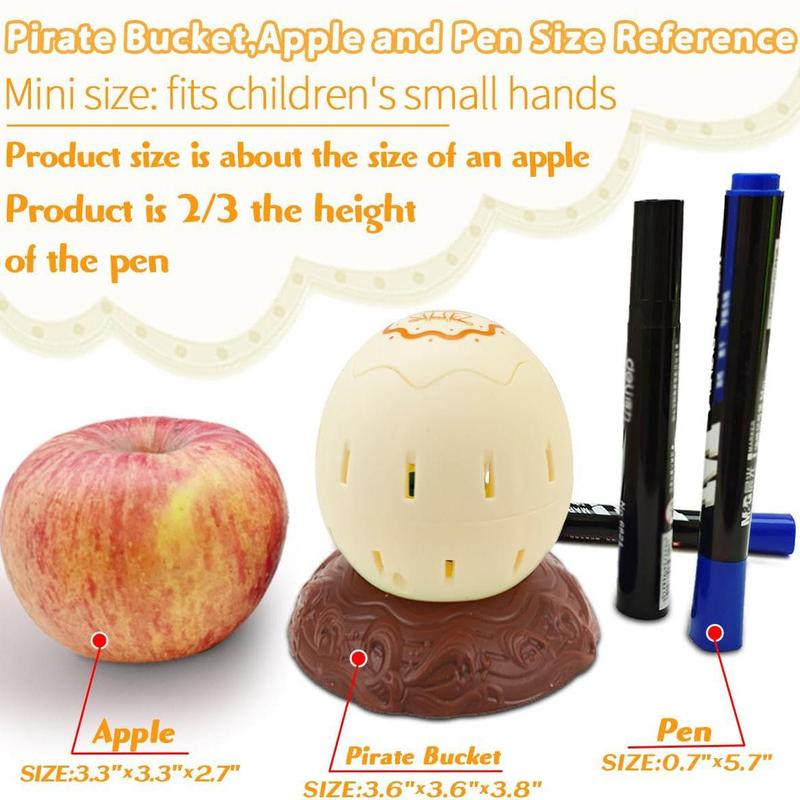 Mini Fright Duck  Pirate Bucket Toy, Interactive Leisure Toy, Prank Party Game Desktop Toy, Halloween Christmas Gift
