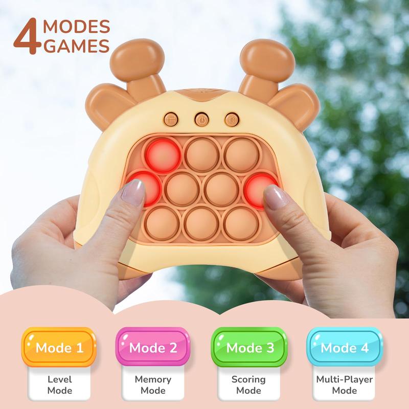 OUN Nana Light Up Fidget Push Pop Game, Stocking Stuffers for Kids 8-12, Fidget Sensory Toys, Christmas Birthday Gifts Light Up