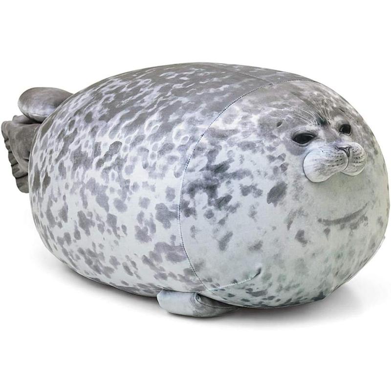 Blob Seal Pillow,Stuffed Cotton Plush   Cute  Large(23.6 in)...
