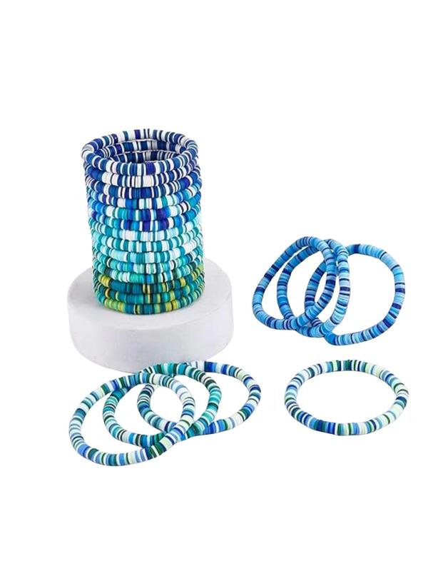 Boho Style Multicolor Beads & Turtle & Shell & Starfish Design Charms, 1 Box 24 Color Beads & Pendants, DIY Jewelry Making Supplies for Bracelet & Necklace & Earrings