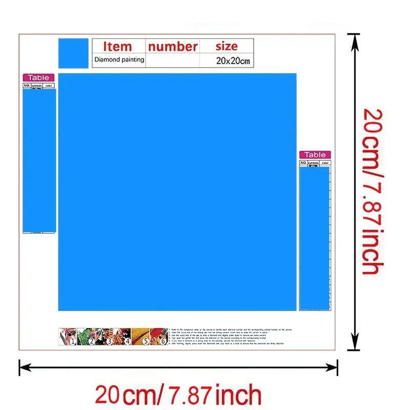 Cartoon Mouse & Pumpkin Lantern Pattern DIY Diamond Art Colorful Painting Kit without Frame, 1 Set 5D Diamond Arts Colorful Painting for Home Bedroom Wall Decor