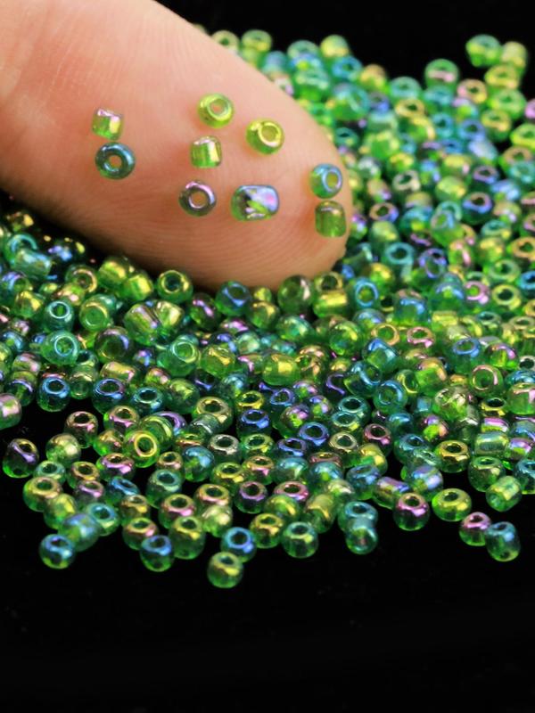 20 Color Transparent AB Color Glass Bead, Loose Seed Bead, Diy Jewelry Making Supplies for Bracelet Necklace Earrings